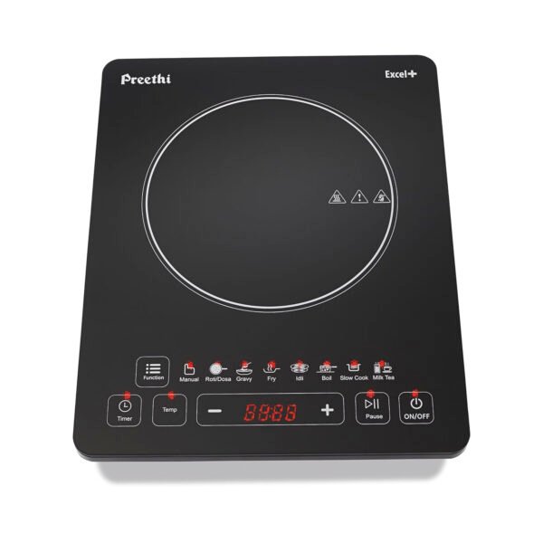 Preethi Excel Plus 117 1600-Watt Induction Cooktop (Black)