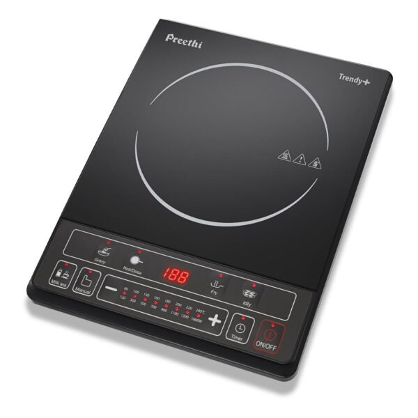 Preethi Trendy Plus 116 1600-Watt Induction Cooktop (Black)