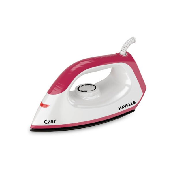 Havells Czar Dry Iron 1000 Watt 1000 W Dry Iron (Ruby And White)